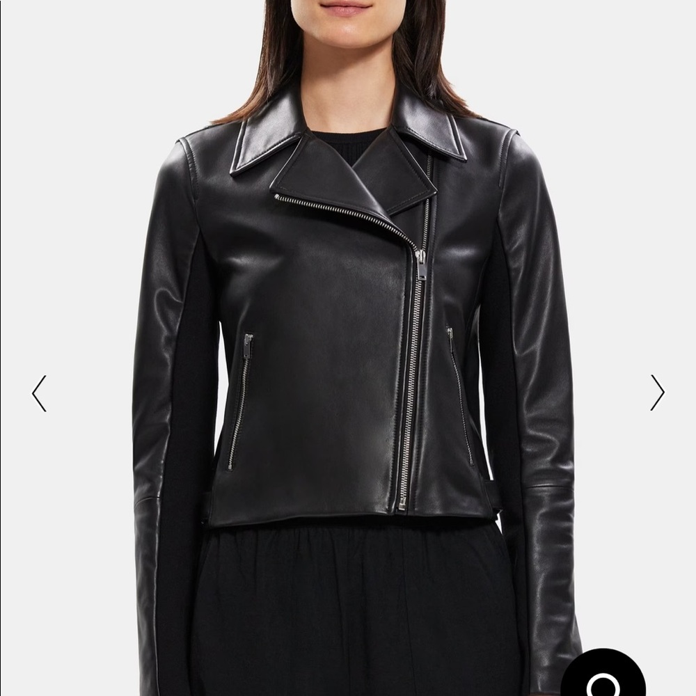 Theory leather jacket